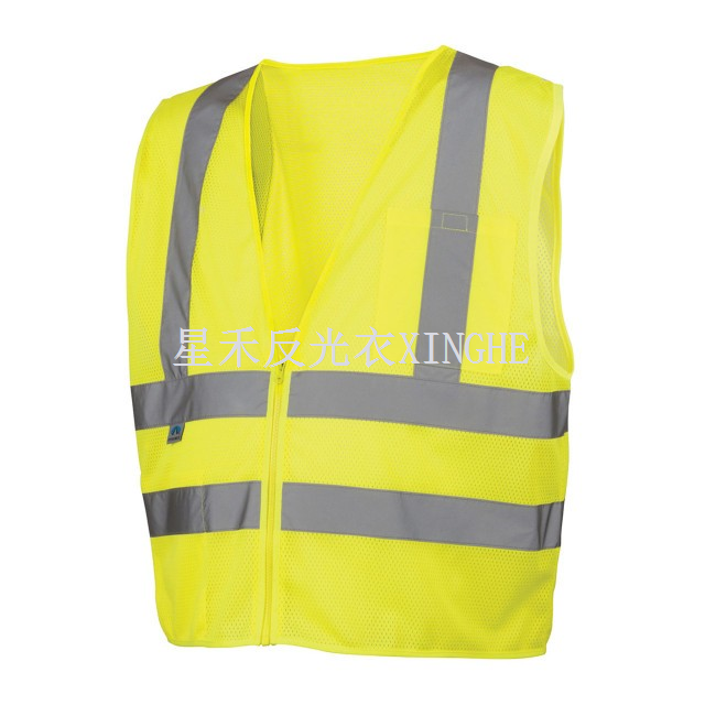 เสื้อกั๊กเซฟตี้แบบตาข่าย High-Vis