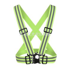 เข็มขัดรัดสายยางยืดสะท้อนแสงแบบปรับได้สำหรับการขี่วิ่งกลางคืน