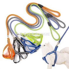 สายจูงสุนัขสัตว์เลี้ยงสะท้อนแสง