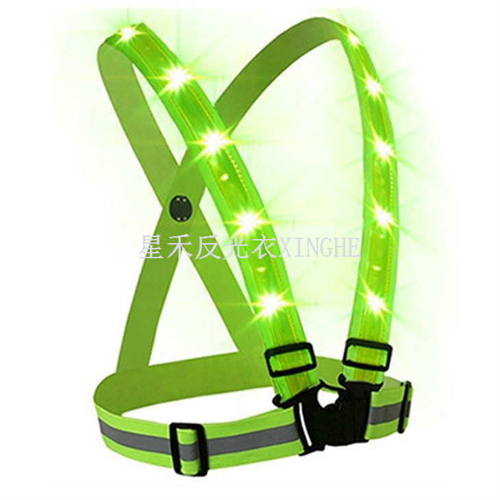 USB Charging LED Belt Safety Vest